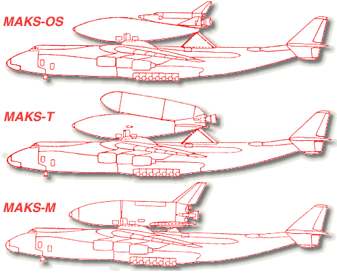 MAKS 的三个改型